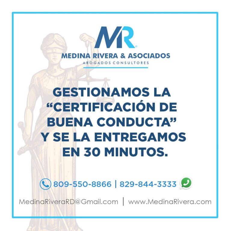 Certificado de Buena Conducta, o Certificado de No Antecedentes Penales